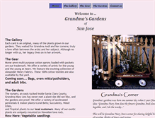 Tablet Screenshot of grandmasgardensofsanjose.com